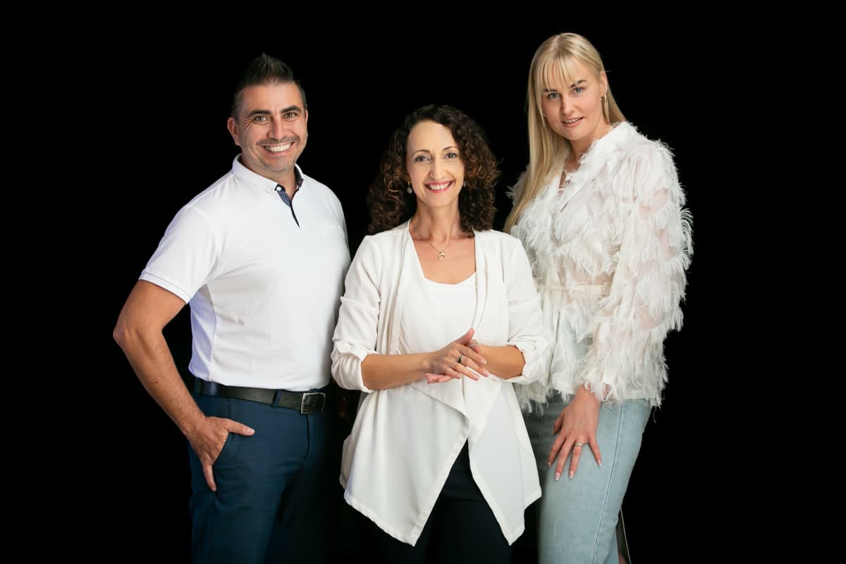 EYBA meeskond — Leila Haugas, Ivan Gonchev ja Maria Palk